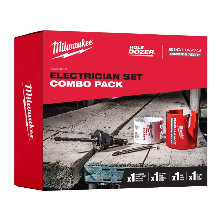 Elektriker Lochsägen-Set 4tlg. 68mm