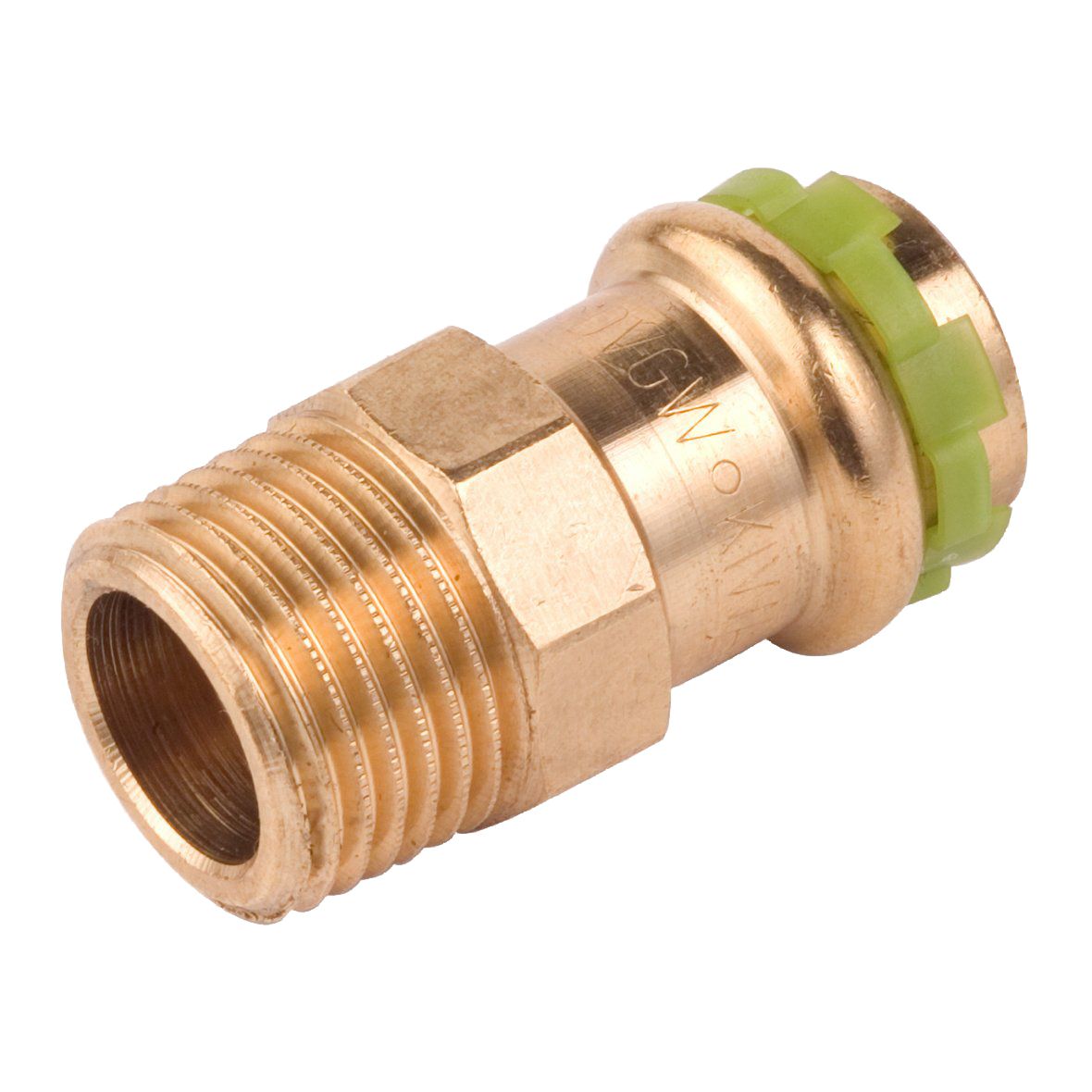 AIPS Übergangsnippel VSH SudoPress SP4243GV 22 mm x R 1/2, Rotguss, EPDM-O-Ring, V-Kontur