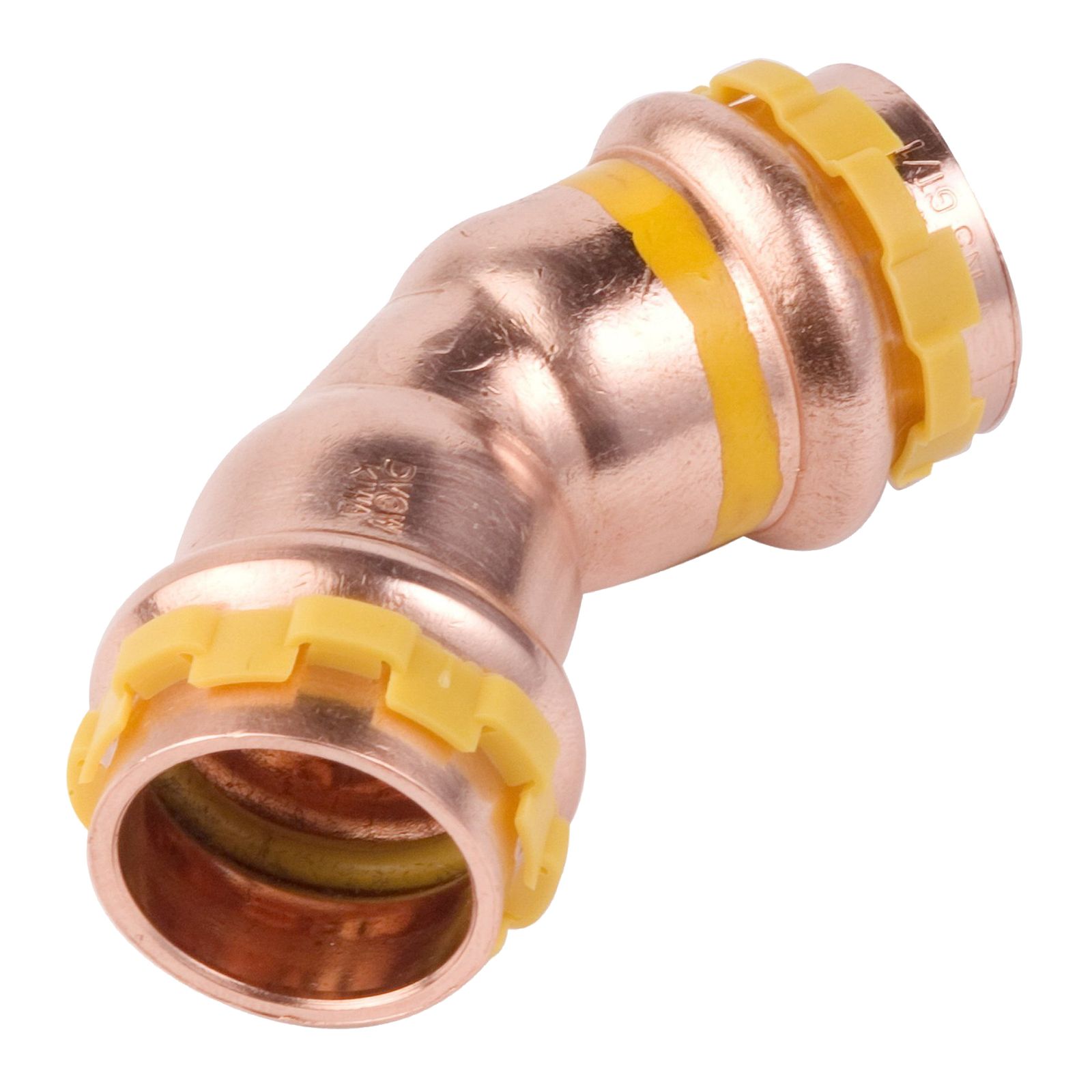 AIPS Bogen VSH SudoPress SPG5041V 28 mm, 45Grad, I/I, Kupfer, HNBR-O-Ring