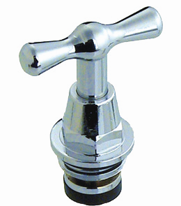 AIPS Knebelgriff-Oberteil SEPP 1901 DN 15, Messing verchromt