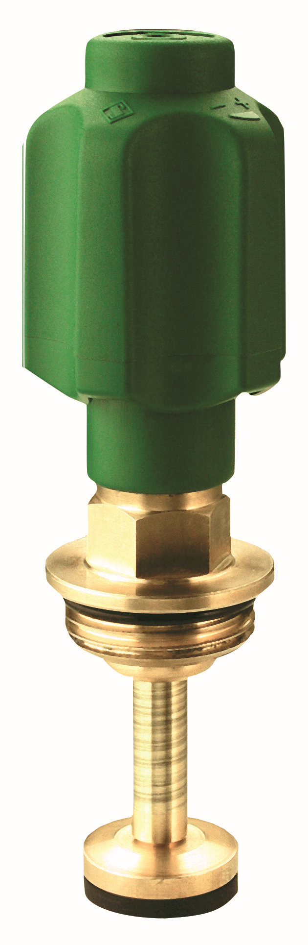 AIPS Freistromventil-Oberteil SEPP Servo-Plus 1927 DN 50, nichtsteigend, mit Fettkammer, totraumfrei, Messing