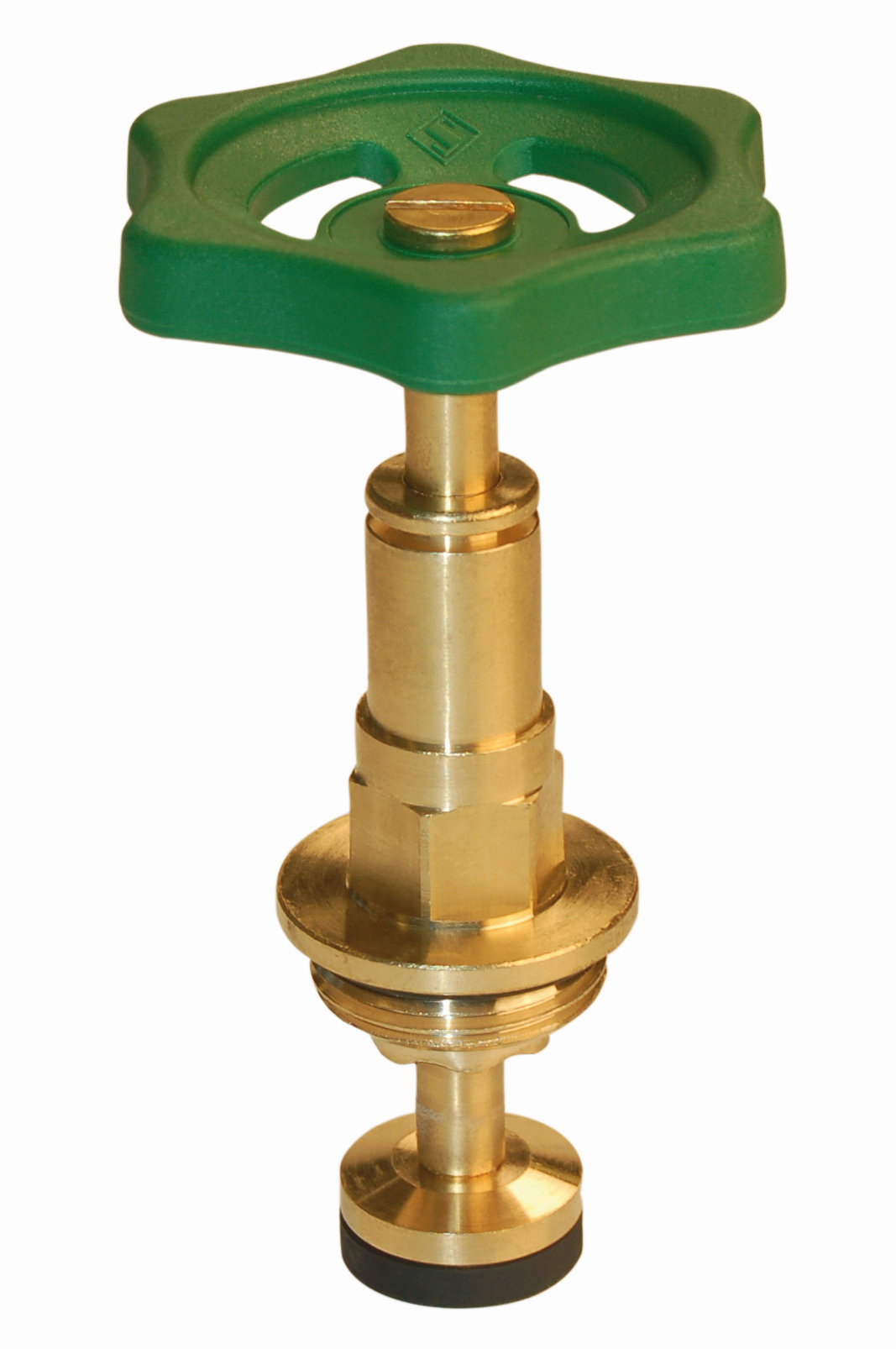 AIPS Freistromventil-Oberteil SEPP DIN-Basis 1992 DN 32, Messing, steigend, totraumfrei