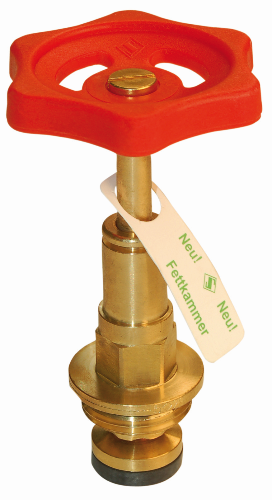AIPS Freistromventil-Oberteil SEPP Servo 4922 DN 40, steigend, mit Fettkammer, Messing