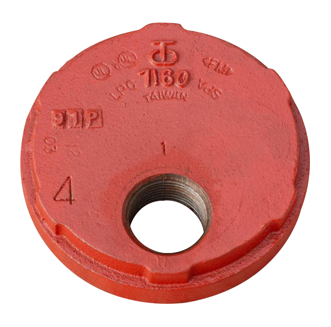 AIPS Übergangsstück VSH Shurjoint 7160T 139,7 x Rc 2, duktiles Gusseisen, rot