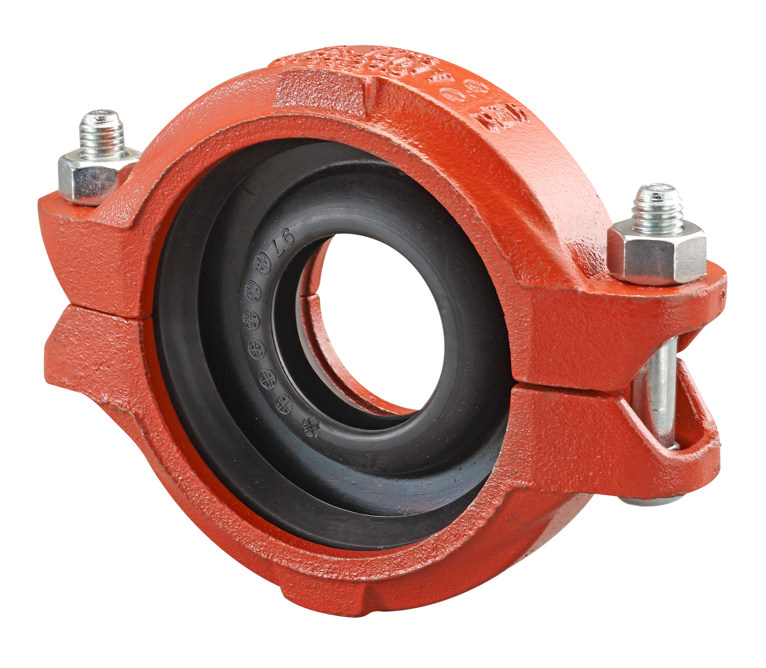 AIPS Reduzierkupplung VSH Shurjoint 7706 48,3 x 42,4 mm, duktiles Gusseisen, I/I, EPDM, rot