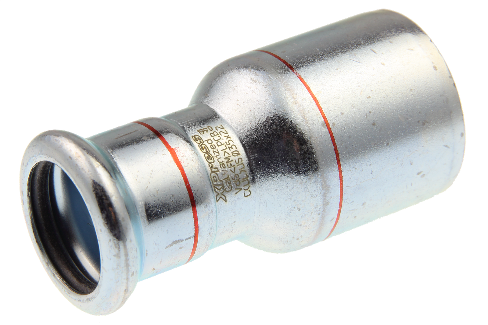 AIPS Reduzierstück VSH XPress C1407 42 x 22 mm, C-Stahl, EPDM-O-Ring, M-Kontur