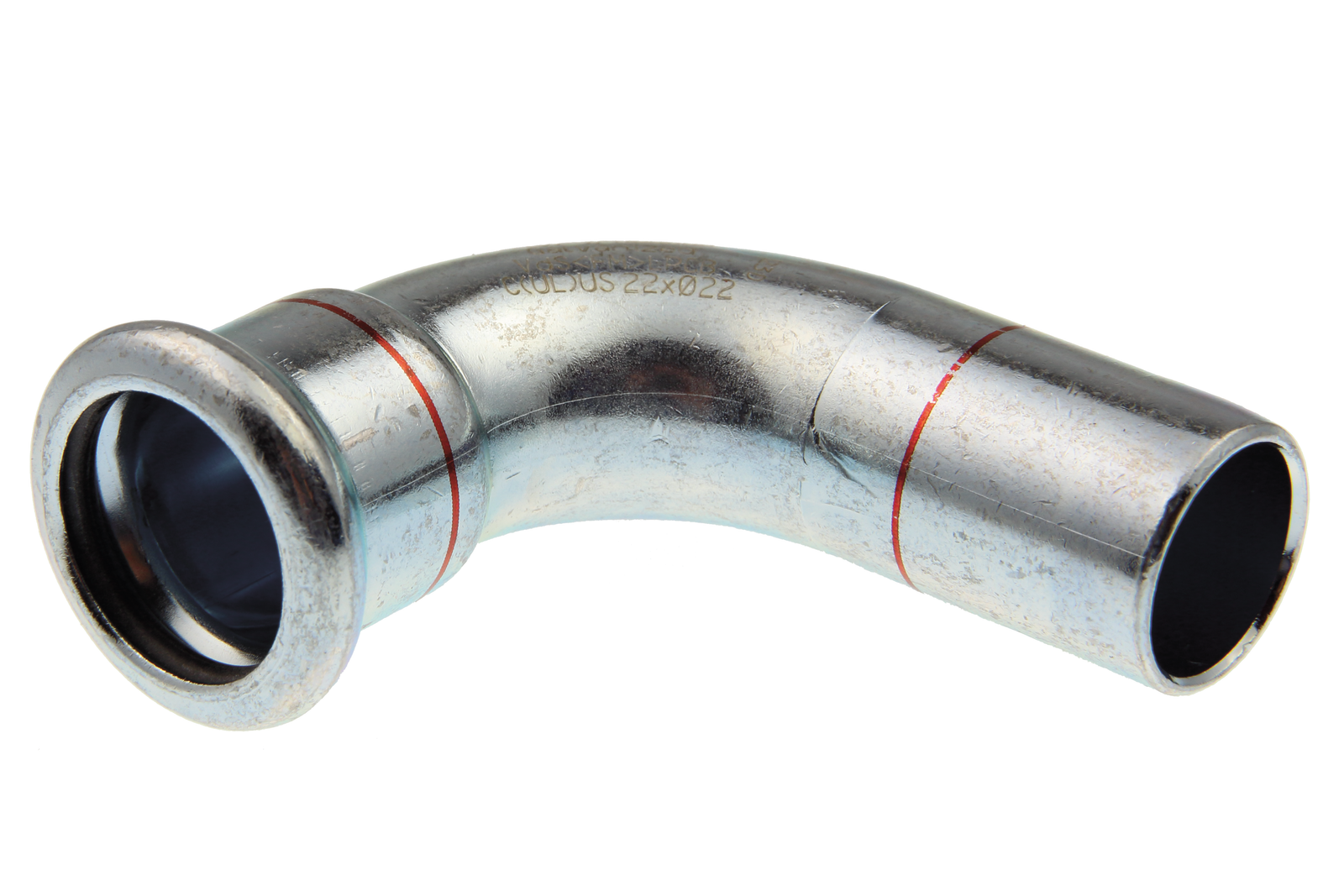 AIPS Bogen VSH XPress C1411 15 mm, C-Stahl, 90Grad, I/A, EPDM O-Ring