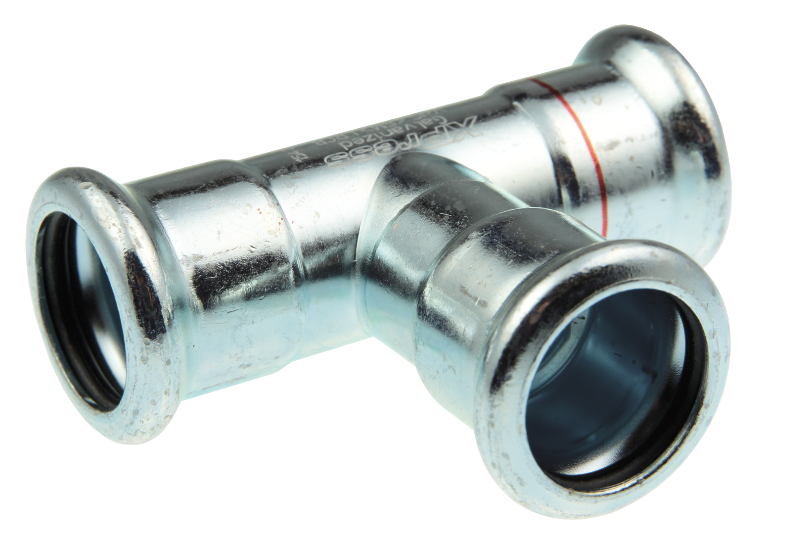 AIPS T-Stück VSH XPress C1414 88,9 mm, C-Stahl, EPDM-O-Ring, M-Kontur