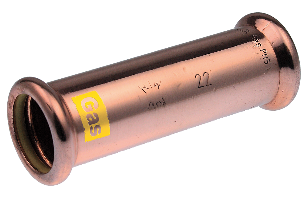 AIPS Schiebemuffe VSH XPress 6246G 42 mm, Kupfer, HNBR-O-Ring, ohne Anschlag, M-Kontur