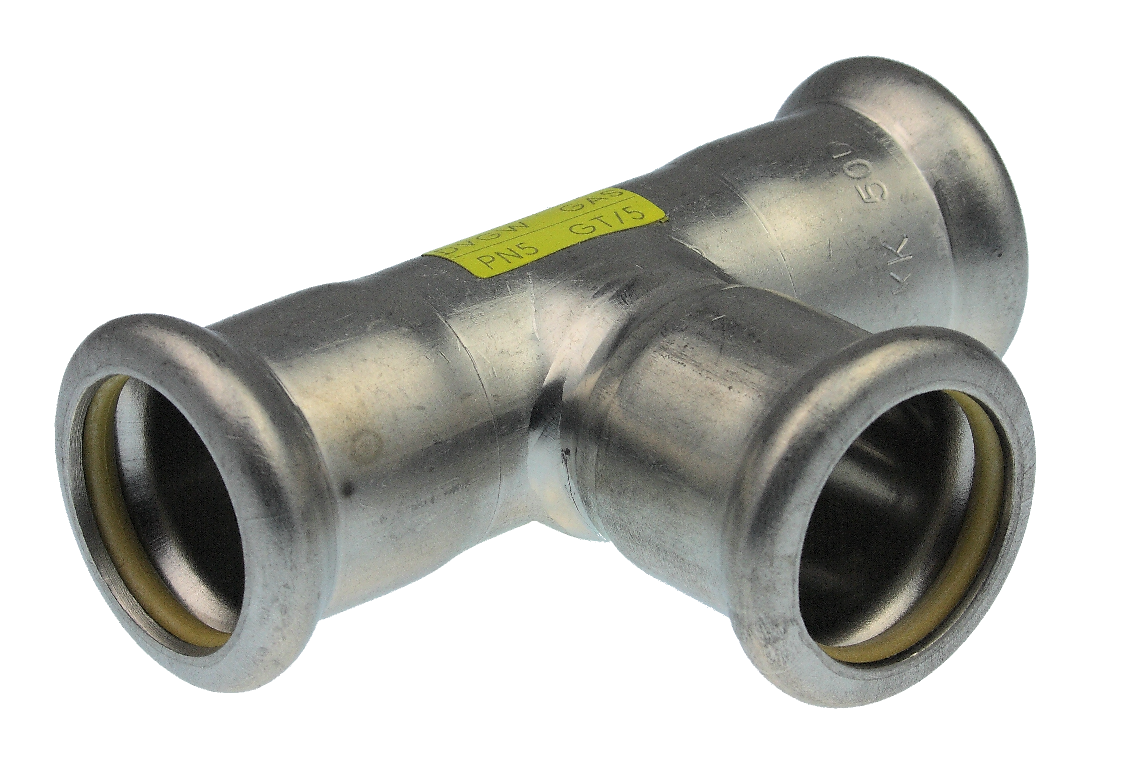 AIPS T-Stück VSH XPress R2714G 76,1 mm, Edelstahl, HNBR-O-Ring, M-Kontur