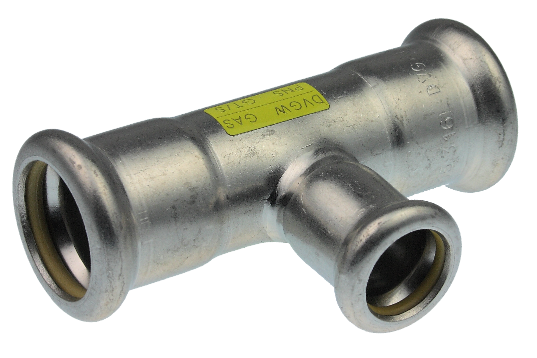 AIPS T-Stück VSH XPress R2715G 28 x 15 x 28 mm, Edelstahl, HNBR-O-Ring, reduziert