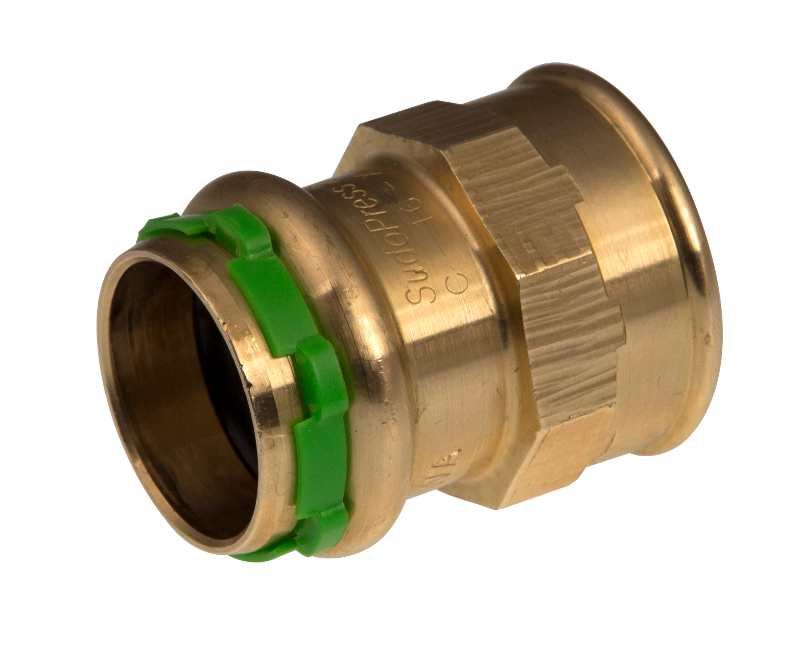 AIPS Übergangsmuffe VSH SudoPress SP4270GV 35 mm x Rp 1 1/4, Rotguss, EPDM-O-Ring, V-Kontur