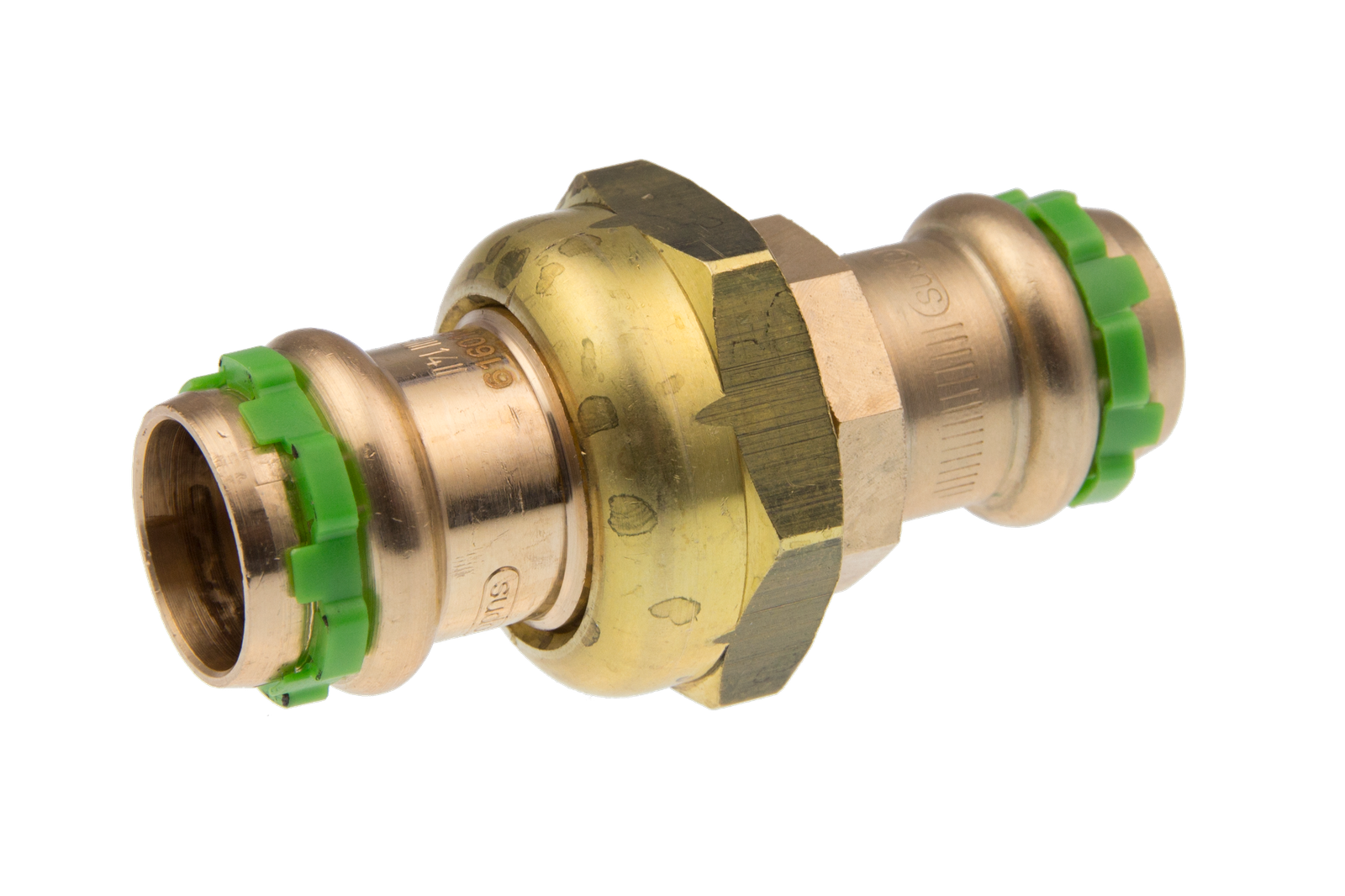 AIPS Verschraubung VSH SudoPress SP4330V 42 mm, Rotguss, EPDM-O-Ring, fachdichtend