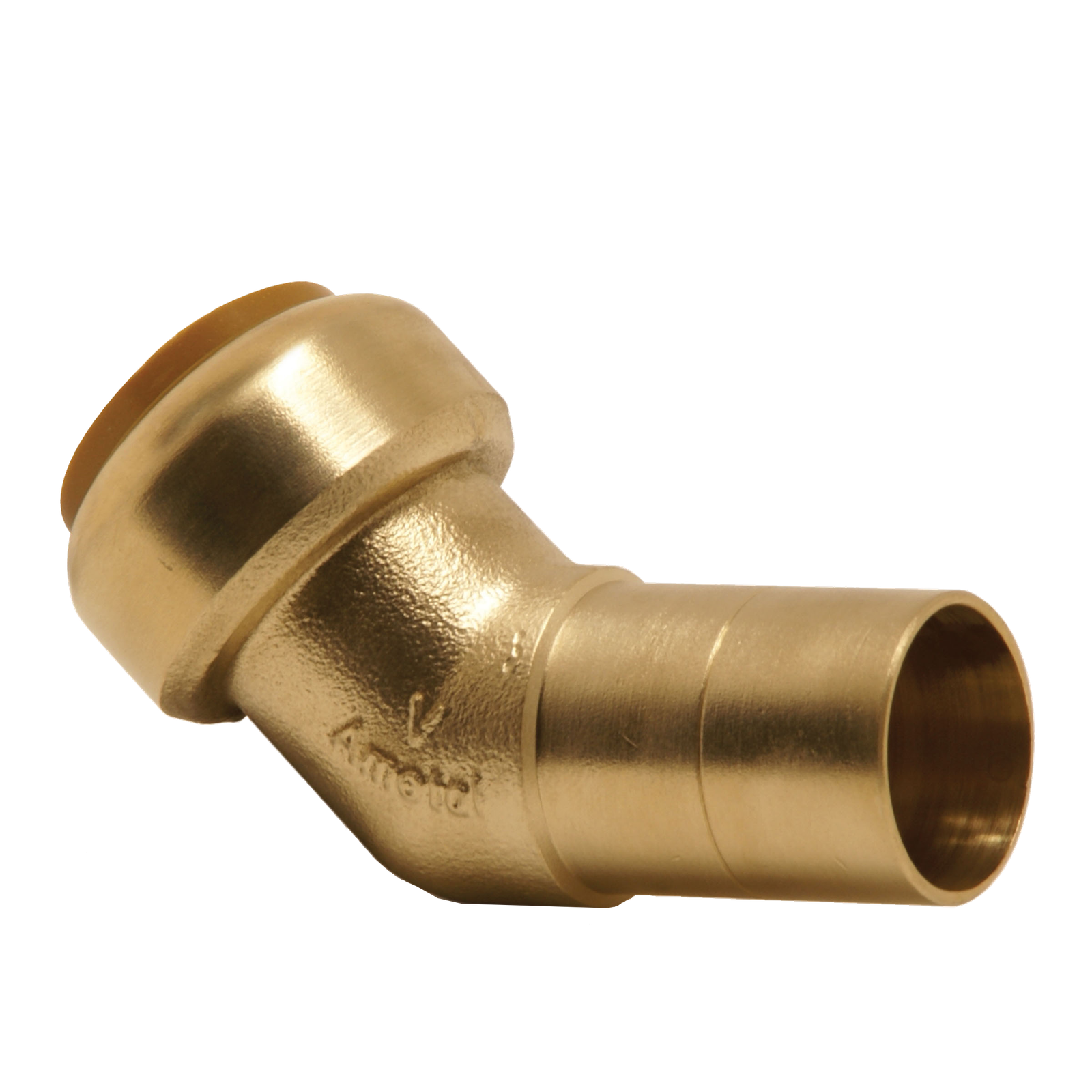 AIPS Bogen VSH Tectite T040 28 mm, Messing bis 28 mm, 45Grad, innen/außen, lösbar
