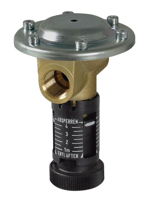 Afriso Membran Antiheberventil MAV G 3/8, universal, einstellbar bis 4 m