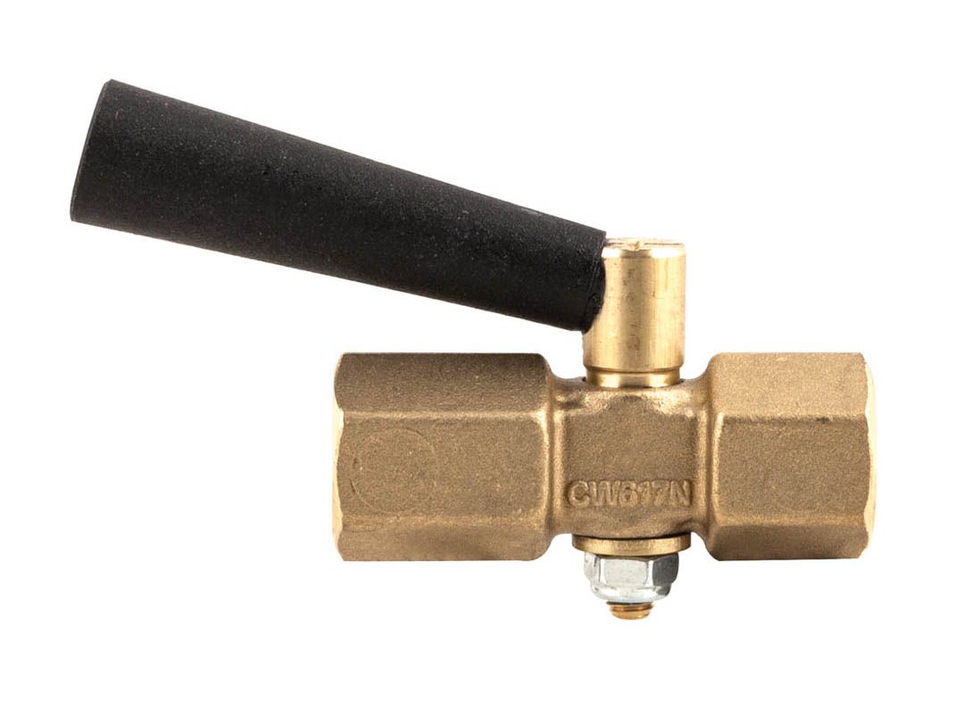 Afriso Manometerabsperrhahn G 3/8, PN 16, Messing, Muffe x Muffe