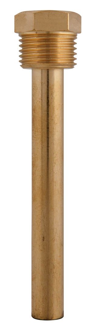 Afriso Einschraub-Schutzrohr BiTh 100 mm, G 1/2 B, Messing