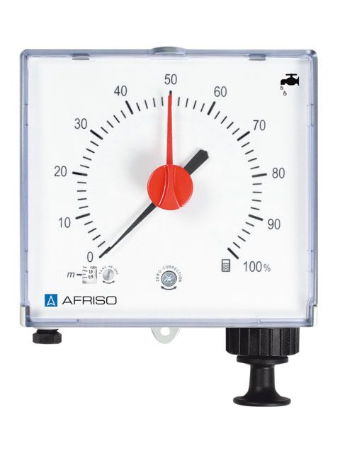 Afriso Füllstandsmessgerät Unitel pneumatisch, Tankhöhe 900-2500 mm, für Wasser