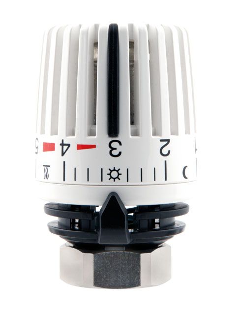 AFRISO Thermostat-Regelkopf 323 N mit 0-Stellung weiß/schwarz M30x1,5