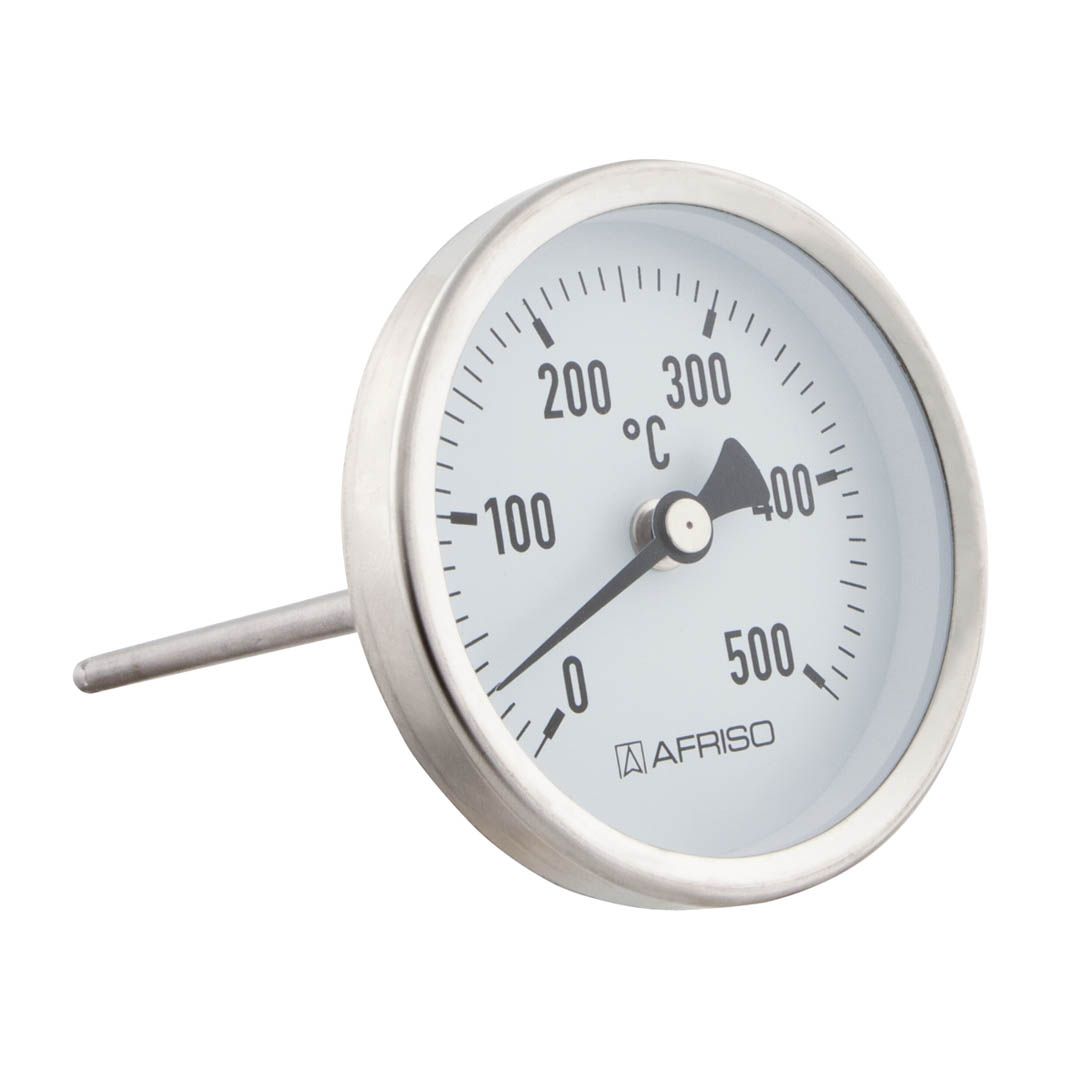 Afriso Rauchgasthermometer RT 80 300 mm, 0/500 GradC, Gehäuse-d= 80mm