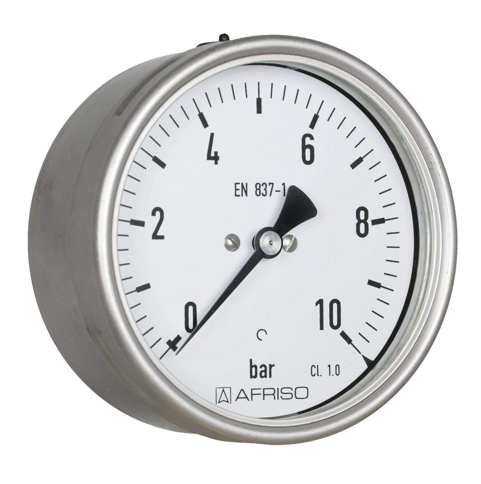 Afriso Rohrfeder-Standardmanometer RF160 D401 radial 0/1000 bar, G 1/2 B, Gehäuse-d= 160mm