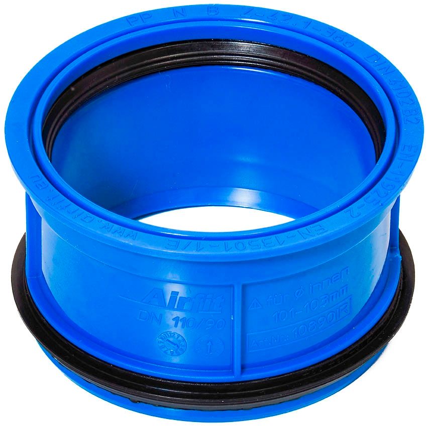 Airfit Abwasser-Innen-Reduzierstück DN 110 x 90, konzentrisch, PP, für dickwandige Rohre