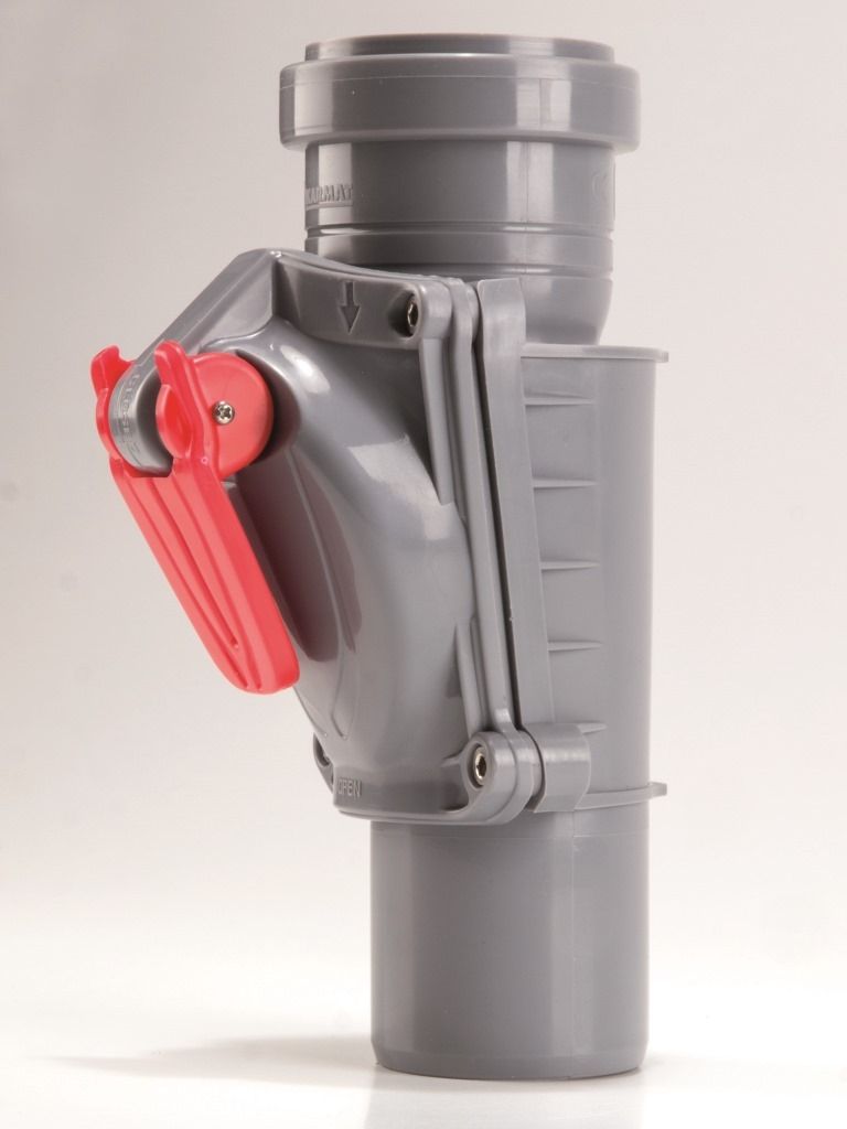 Airfit Rückstauverschluss DN 110, für senkrechte Montage