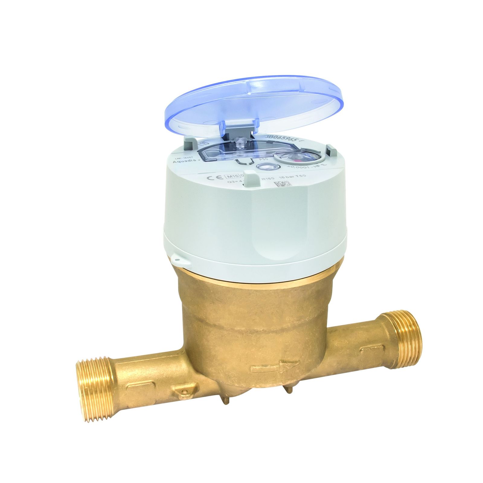 Allmess Ringkolben-Wasserzähler Aquadis +, PN16, Q3 2,5, DN 15, 110 mm, kalt