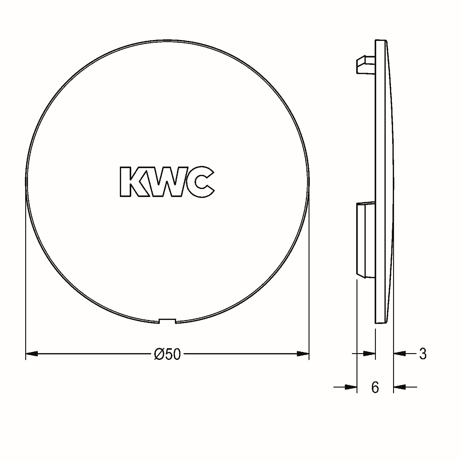 AR Abdeckplättchen, mit Logo, 2030031443