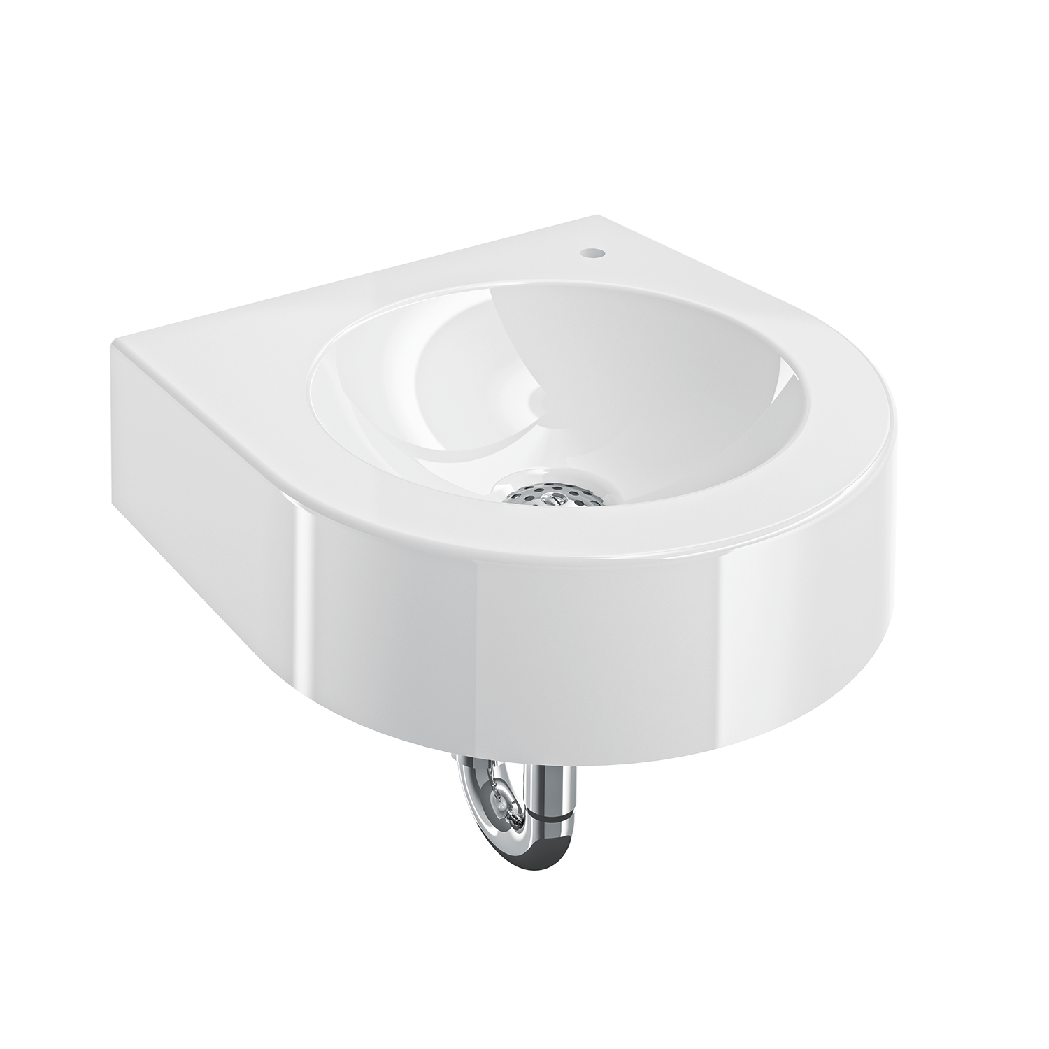 AR Wandtrinkbrunnen, ANIMA, MIRANIT, 400x110x400 mm, HL rechts