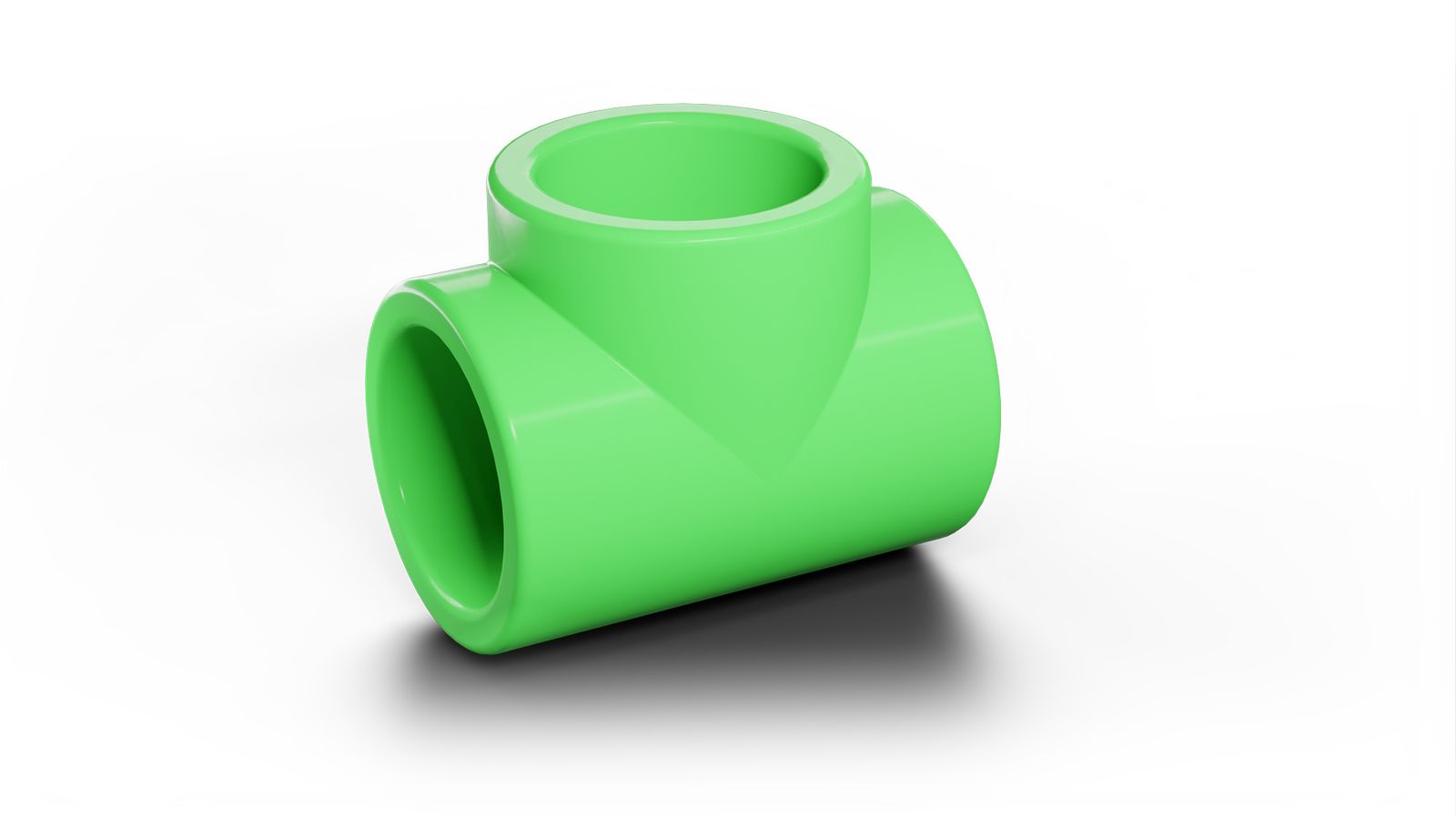 aquatherm T-Stück 63 mm, Muffenschweißverfahren