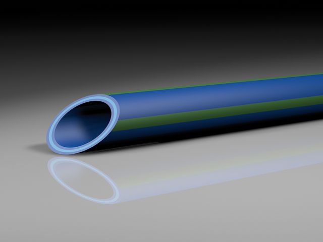 aquatherm Faser-Verbundrohr blue SDR 11 MF RP 63 x 5,8 mm x 4 m Stange, Muffenschweißverfahren