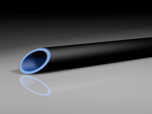 aquatherm Faser-Verbundrohr blue SDR 17,6 MF RP UV 200 x 11,4 mm x 5,8 m Stange, Stumpfschweißverfahren