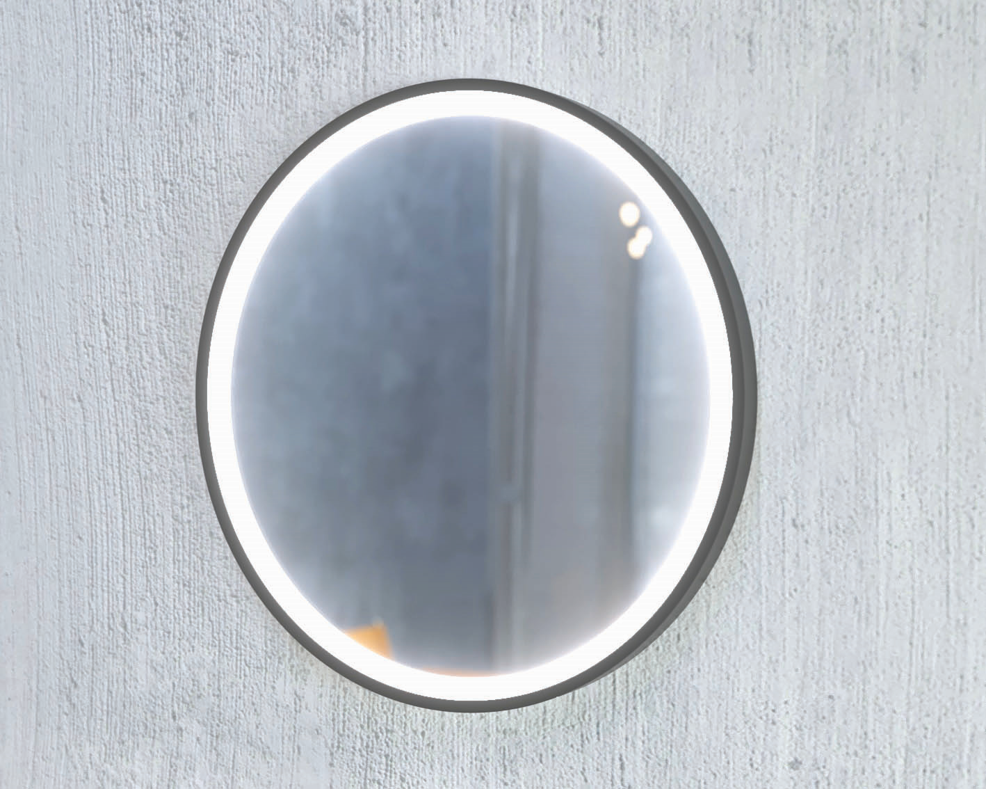 AS Design-LED-Leuchtspiegel Eleganza_2 60 cm, rund