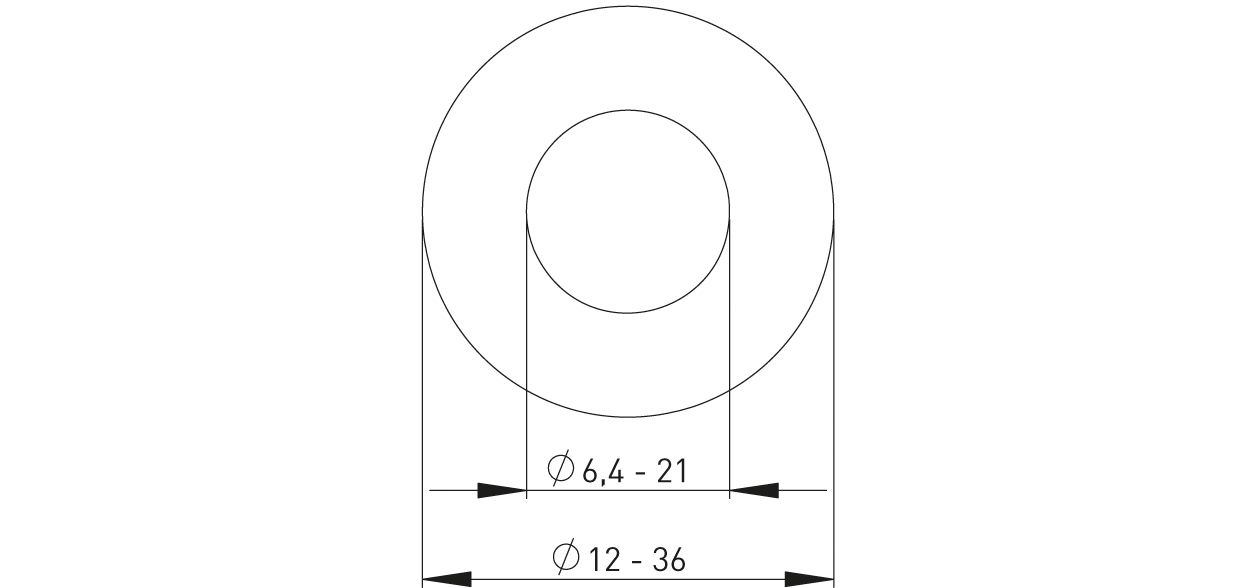 ASW Unterlegscheibe M 10, Loch 10,5 x 21 mm, Edelstahl 1.4301