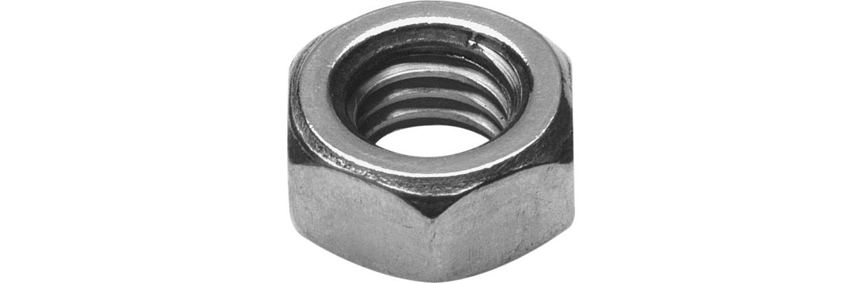 ASW Sechskantmutter M 6, Edelstahl 1.4301, DIN 934/ISO 4032