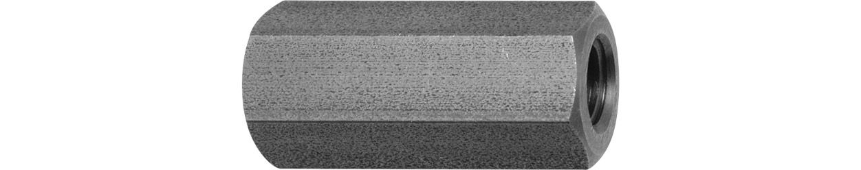 ASW Sechskant-Gewindemuffe M 8 x 30 mm, Edelstahl 1.4301