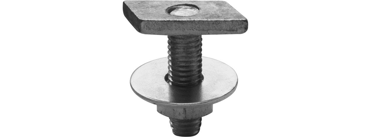 ASW Hammerkopfschraube Stahl verzinkt, für Profil 27/18 + 28/30, M 8 x 40 mm