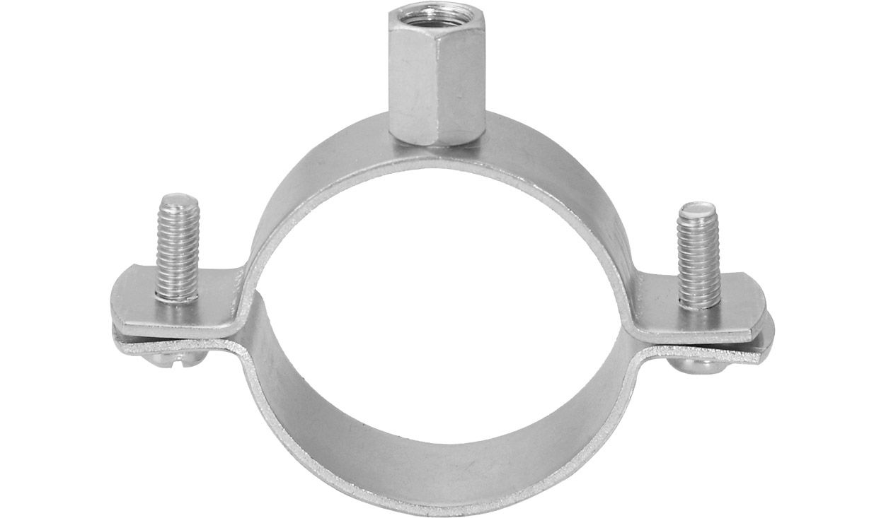 ASW Schraubrohrschelle Spannbereich 16-19 mm M 8, ohne Einlage