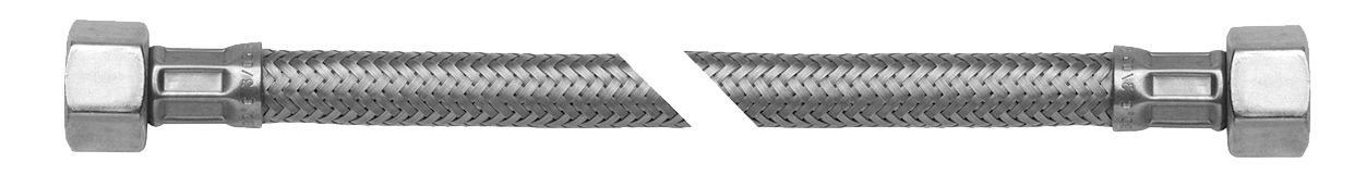 ASW Flex-Trinkwasserschlauch 1/2" x 3/8", 500 mm, Überwurfmutter IG