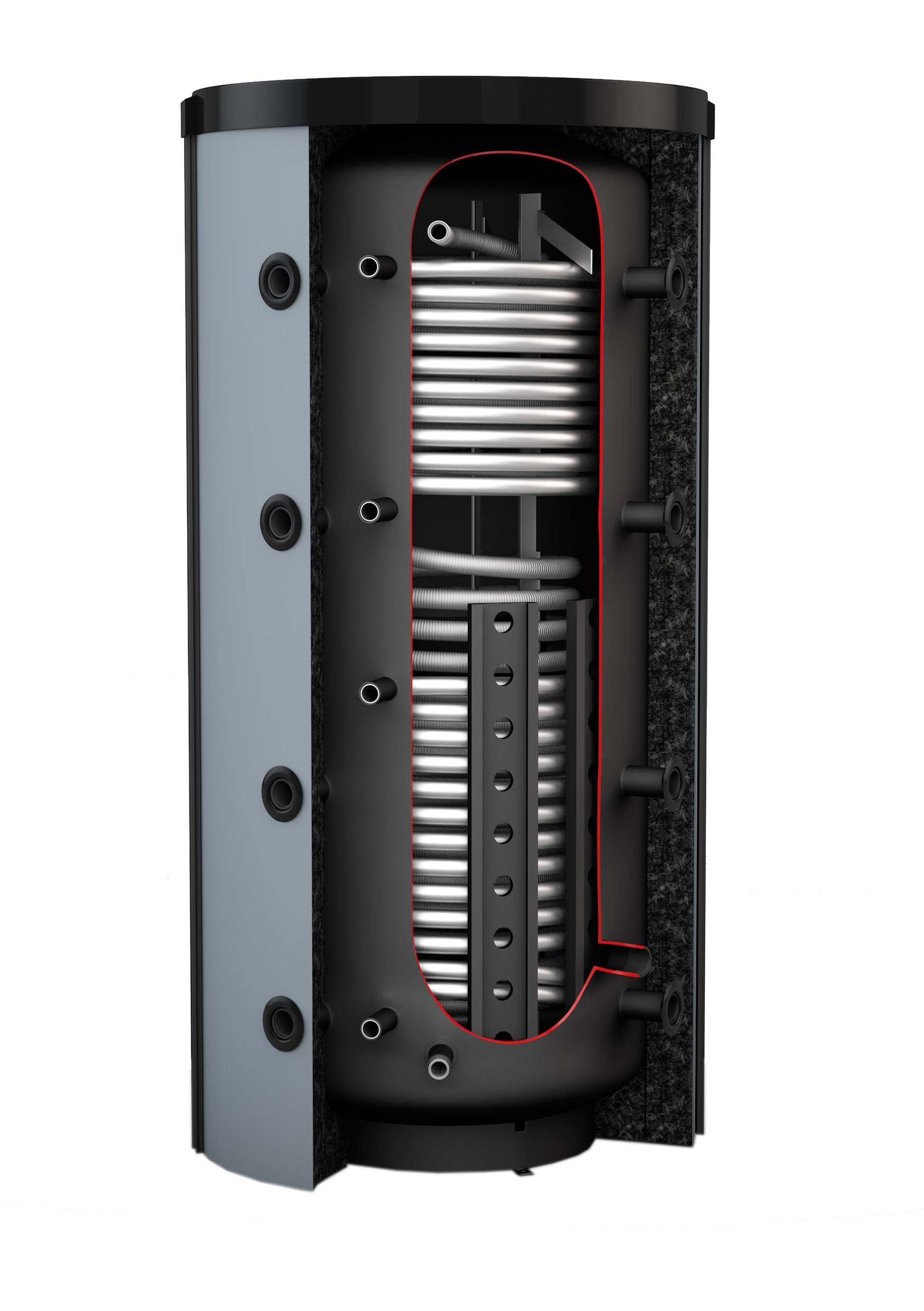 Austria Email Hygienespeicher KWS 500 W, 500 l, Pufferspeicher 4 bar, ohne Isolierung