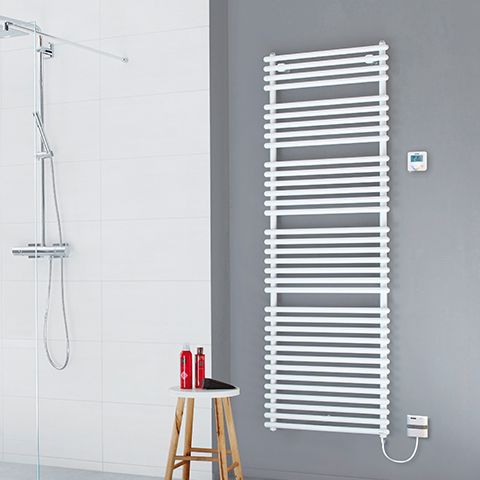 Bemm Elektro-Badheizkörper Cobo 1 676 x 601 mm, silbermetallic