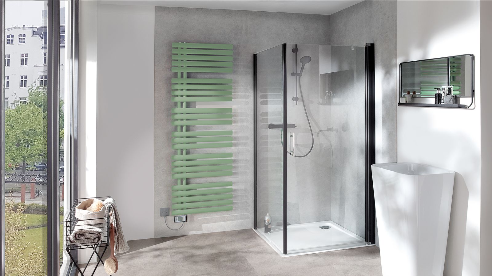 Bemm Badheizkörper Ellipsis B E 1830 x 600 mm, weinrot