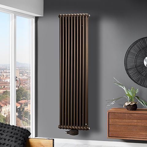 Bemm Laser-Röhrenradiatoren Mera Bauhöhe 1800mm, Eckform, 6 Elemente, BT 101 mm