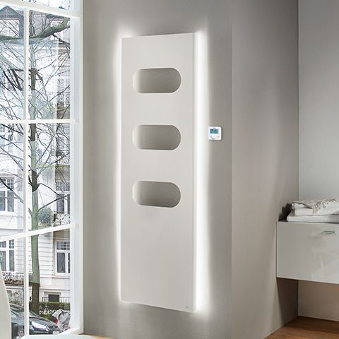 Bemm Planheizwand Plawa SPA Soft 2000 x 500 mm, schwarz, rein elektrisch, pulverbeschichtet