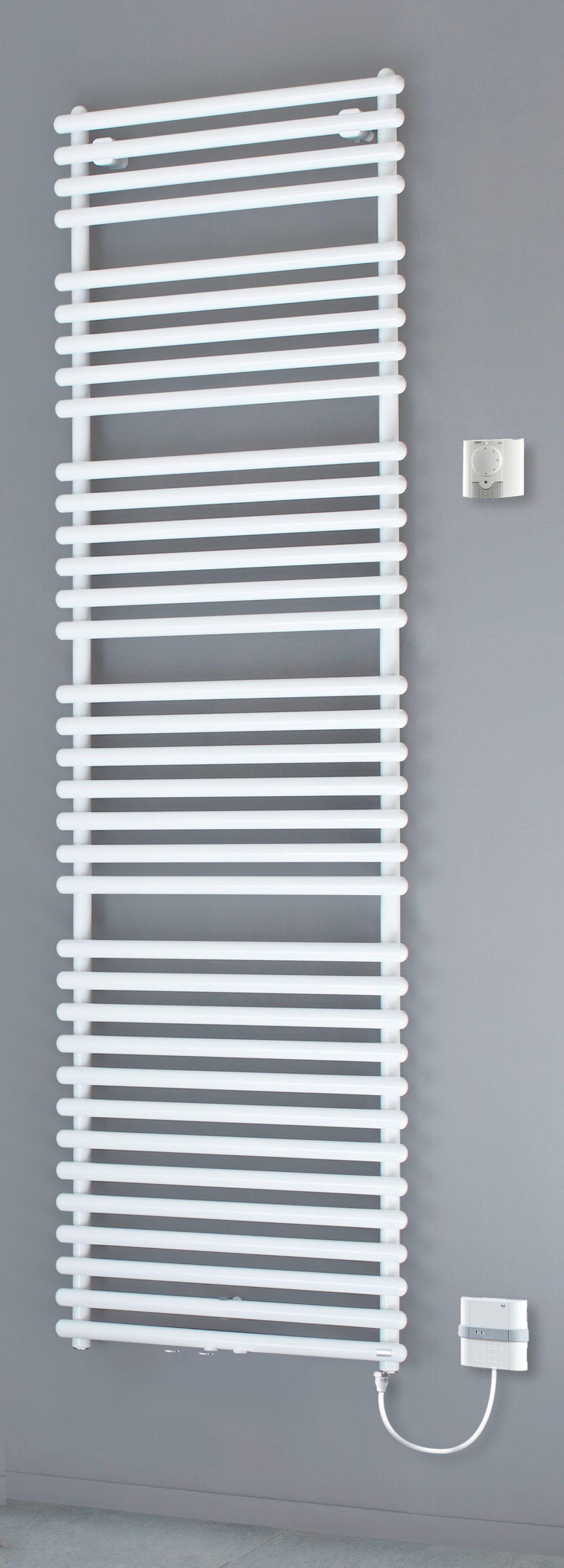 Bemm Elektro-Badheizkörper Cobo 1 676 x 601 mm, silbermetallic