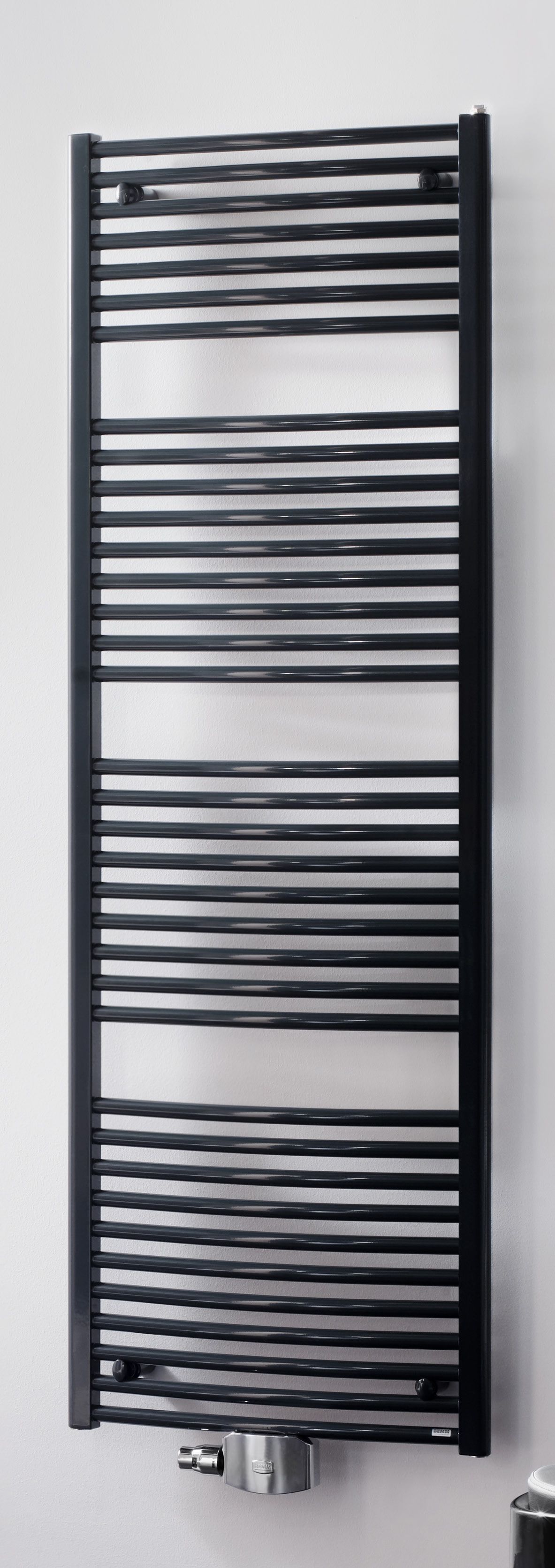 Bemm Mido Arc Badheizkörper 1808 x 882 mm, schwarzperlmetallic