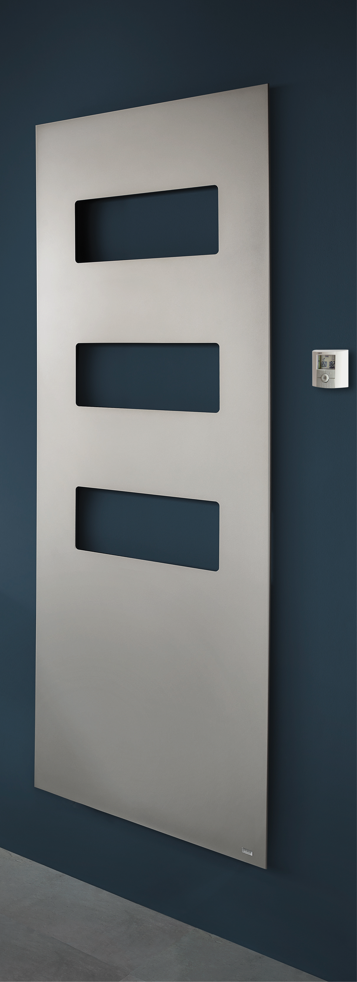 Bemm Planheizwand Plawa SPA Pur 1500 x 525 mm, weißperlmetallic, rein elektrisch, pulverbeschichtet