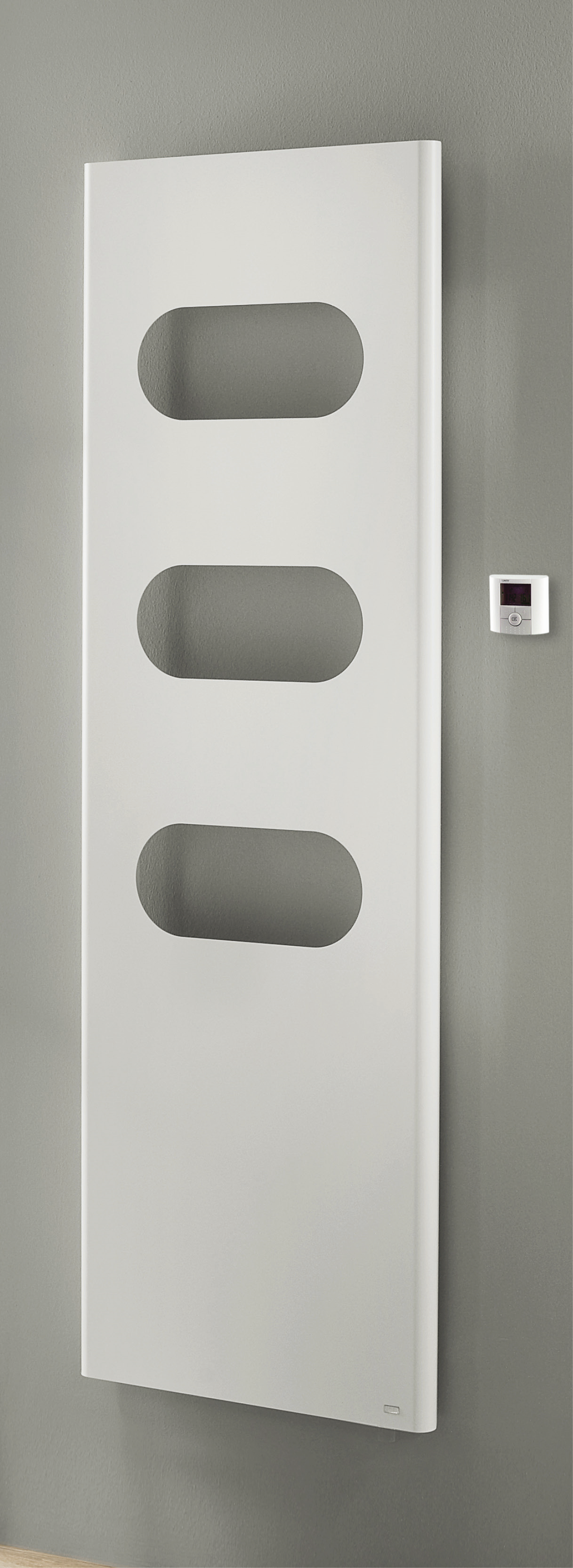 Bemm Planheizwand Plawa SPA Soft 1800 x 750 mm, weißperlmetallic, rein elektrisch, pulverbeschichtet