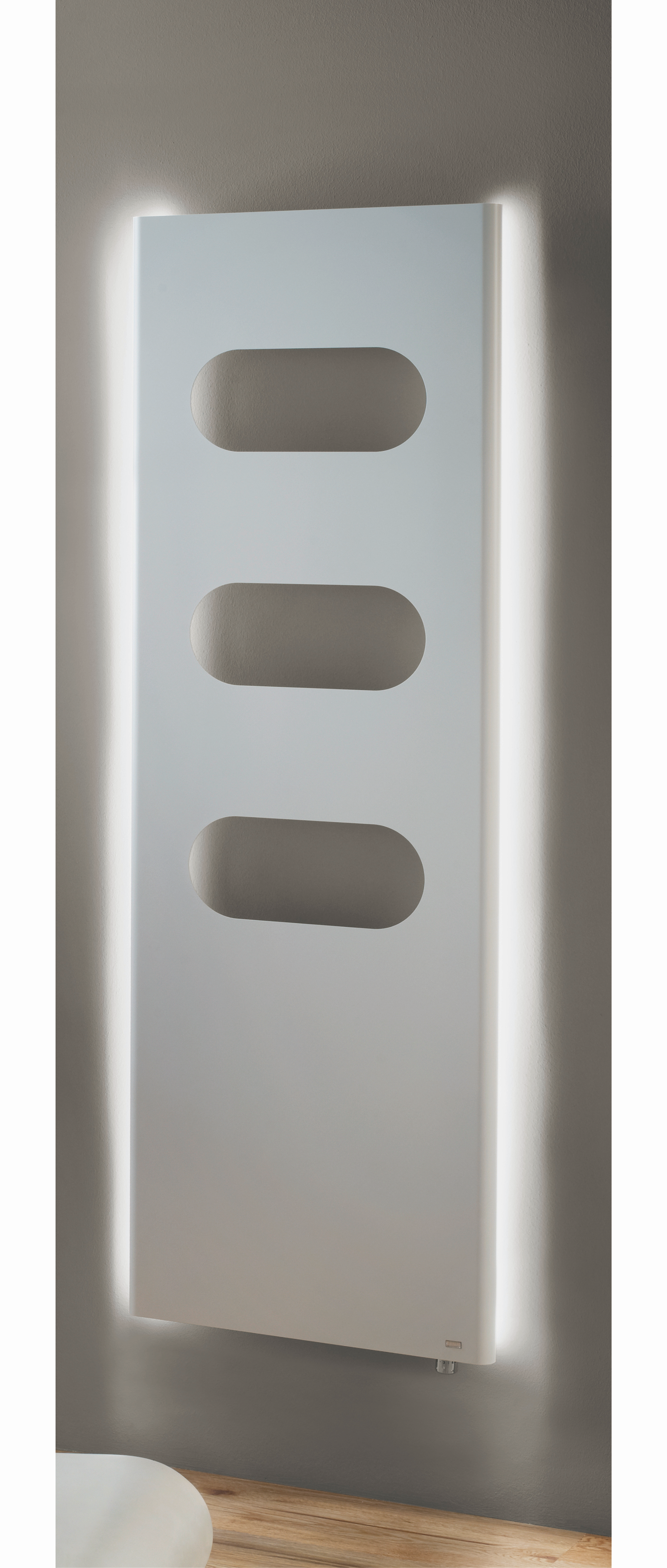 Bemm Planheizwand Plawa SPA Soft 3 runde Öffnungen, 2000 x 500 mm, edelweiß